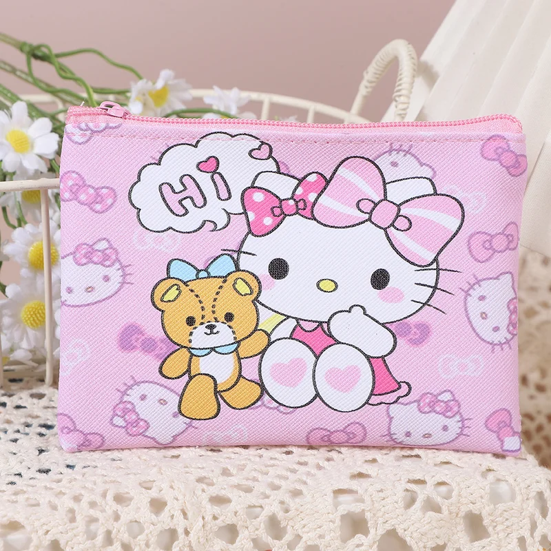 Cartoon Coin Purse PU Leather Zipper Wallet- Colour: 13